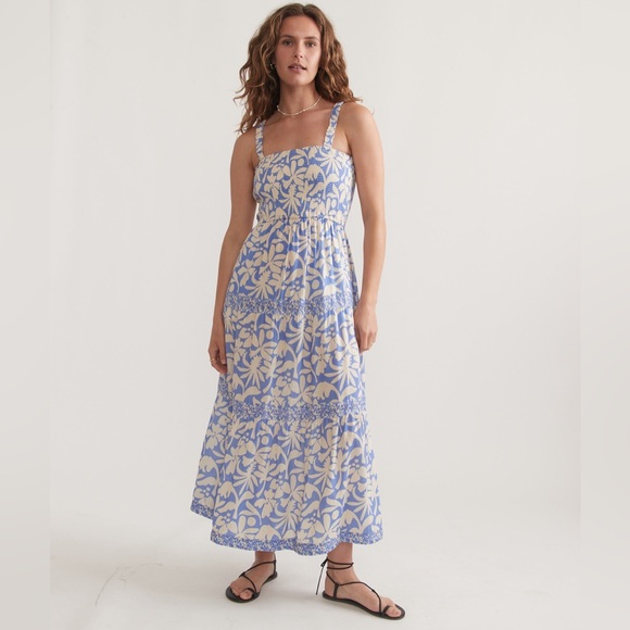 Marine Layer Dresses & Skirts - Marine Layer Selene Maxi Dress
Floral
Smocked
Tiered
Resort
Vacation
Boho
Linen